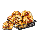 Pizzabrötchen Hot-Salami