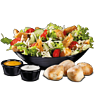 No Chicken Filet Salat (vegan)