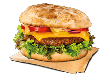 No Meat Burger Cheeseburger (veggie)