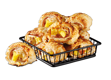 Pizzabrötchen Hawaii