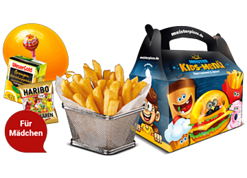 Crunchy Fries Kids-Menü Girls